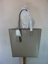 NWT Tory Burch Gray Heron Saffiano Leather Robinson N/S Large Tote - $398.00 - £301.46 GBP