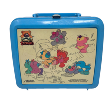 VINTAGE 1988 ALADDIN BLUE NOSY BEARS PLASTIC LUNCHBOX LUNCH BOX NO THERMOS - $14.25