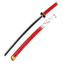 Munetoshi 41.5 Raiu Shiryu Katana Samurai Sword Nodachi One Pirate Piece Stainl - £28.33 GBP