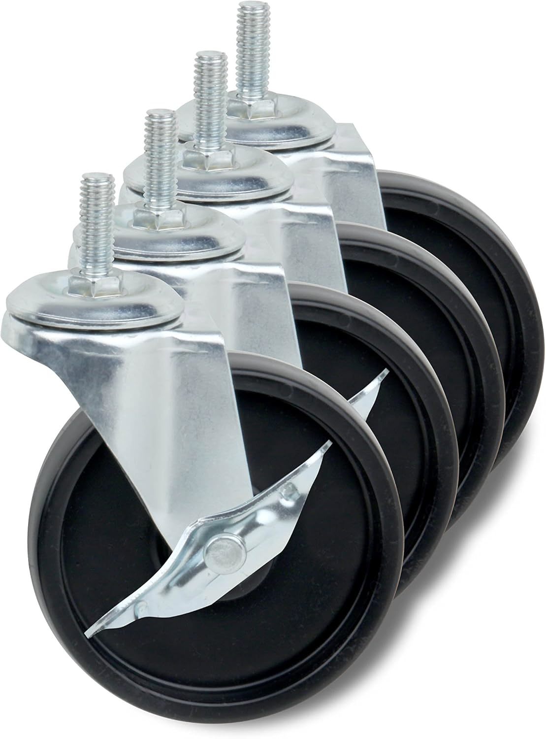 Honey-Can-Do Shf-01939 4-Inch Caster Roller Wheels For Hcd Shelving Unit... - $38.99