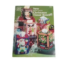 American School Of Needlework New Plastic Canvas Christmas Tissue Boxes Holiday - $9.50