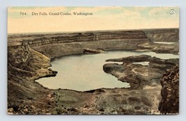 Asciutto Falls Sole Lakes Stato Park Coulee Washington Wa Unp DB Cartoli... - £2.39 GBP