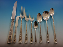 Windsor Rose by Watson Sterling Silver Flatware Set 12 Service 117 Piece... - £6,147.93 GBP