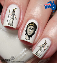 Athena Ancient Greek Goddess Nail Art Decal Sticker - $3.99