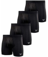 Reebok Men&#39;s Boxer Briefs - 4 Pack Soft Performance Boxers for Men with ... - $26.03