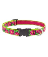 Lupine Small Dog Collar 3/4&quot; wide Petunias design Adjusts from 9&quot; to 14&quot; - $511.11 MXN