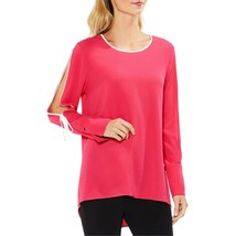 NWT Womens Size Small or 1X Nordstrom Vince Camuto Pink Split Sleeve Top - £23.16 GBP