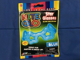 Nite Glo Star Glasses Blue *NEW* b1 - $4.99
