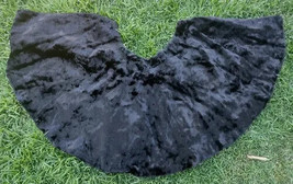 vintage old black synthetic fur cape. very cute good conditions - £30.96 GBP