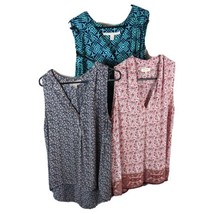Womens Sleeveless Shirts Medium Multi Brand Tank Tops - £20.10 GBP