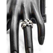 Vintage 925 Sterling Silver CZ Ring Size 5 - $45.54