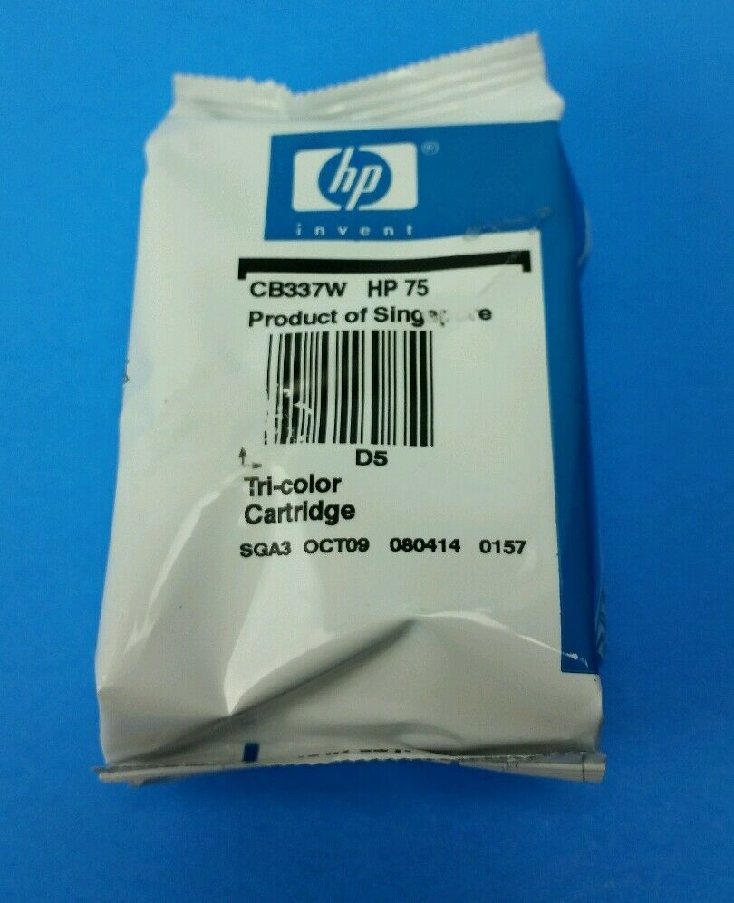 HP 75 Tri-Color Ink Cartridge CB337WN New Free Shipping - $9.73