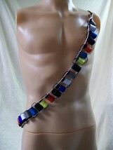 Thread Spool Bandolier Costume Sash Mad Hatter Alice Wonderland Fashion ... - €16,99 EUR