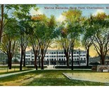 Marine Barracks Navy Yard Charleston Massachusetts Postcard 1920&#39;s - £7.89 GBP