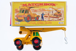 1960&#39;s Matchbox King Size K-14 Taylor Jumbo Crane in Box - £48.46 GBP