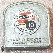 Vintage Stanley No. 1210 W Measuring Tape Measure 10 Ft Made in USA - £0.76 GBP