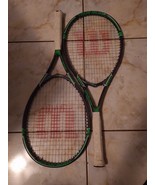 2 Wilson Tour Slam Tennis Racquet Stop Shock Power Bridge SZ 4 1/2&quot; Gray... - $664.01 MXN