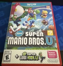 New Super Mario Bros. U +New Super Luigi U Nintendo Select Wii U 2015 Vi... - £17.92 GBP