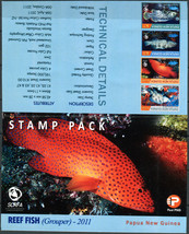 Papua New Guinea 2011. Reef Fish - Grouper (MNH OG. StampPack) Set of 4 ... - £7.81 GBP