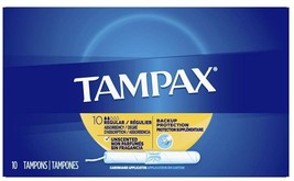 Tampax Cardboard, Regular Absorbency Tampons, Travel Size, 10 Count, 50 ... - $27.82 CAD