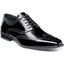 Stacy Adams Tinsley Wingtip Oxford Mens Shoes Black Lace Up 25092-001 image 4