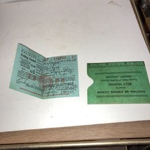 1958Missouri Fishing Permit, Vintage MO - £11.97 GBP