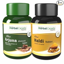 Arjuna (100 Tablets) + Haldi (100 Tablets) || Healthy Combo Pack - £20.56 GBP