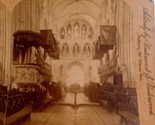 Interior St Patrick&#39;s Cathedral Dublin Ireland 1887 Jarvis Underwood Ste... - $9.22