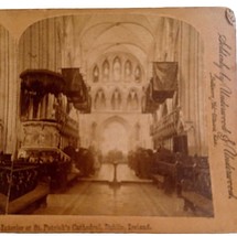 Interior St Patrick&#39;s Cathedral Dublin Ireland 1887 Jarvis Underwood Ste... - £7.20 GBP