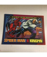 1993 Marvel Spider-Man vs Kingpin Famous Battles Comics Trading Card - $2.69