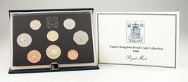 1986 Great Britain Proof Set Collection w/ Original COA and Case - $90.70