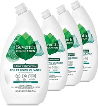 Seventh Generation Toilet Bowl Cleaner Fresh Mint scent 4 Pack Without Chlorine  - £37.47 GBP