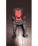 Monster High Deluxe Deadluxe High School Pink &amp; Black THRONE CHAIR - $16.82