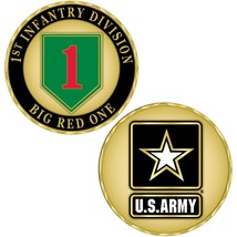 U.S Military Challenger Coin-1st Infantry Division U.S Army - £9.96 GBP