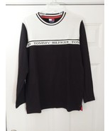 Tommy Hilfiger Vintage Long Sleeve Shirt Medium Lightweight Fall Black W... - $373.28 MXN