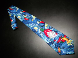 Tabasco Neck Tie Vincent Van Gogh Starry Starry Night Takeoff Featuring Tabasco - £9.48 GBP