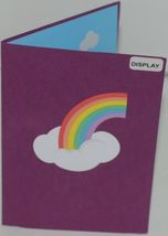 Lovepop LP1859 Rainbow Pop Up Card  Slide Out Note Envelope Cellophane Wrap image 2