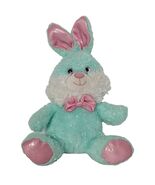 Walgreens Pastel Blue Green Easter Bunny Rabbit Plush Stuffed Animal 13&quot; - $430.77 MXN