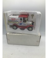 Collectible Pepsi Cola Models Coin Bank Red White Truck Diecast Key Incl... - £23.66 GBP