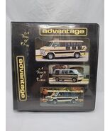 1980s Advantage Promotional Binder Filled With Paperwork Brochures Catalogs - €14,85 EUR