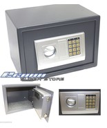 Digital Electronic Safe Lockbox Gun Jewelry Lock Box Key or KeyLess 12&quot; ... - £41.15 GBP