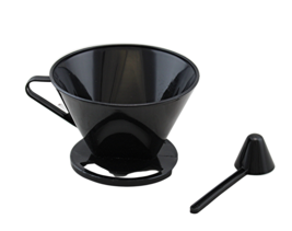 Gourmet Single Cup Pour Over Coffee Brewer Dripper with Coffee Scoop Included - £7.01 GBP