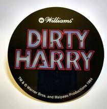 Dirty Harry Clint Eastwood Pinball Drink COASTER NOS Plastic Promo 1995 - £16.81 GBP