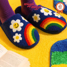 [WIGGLE WIGGLE] Terry&#39;s home slippers Rainbow Korean brand - £30.59 GBP