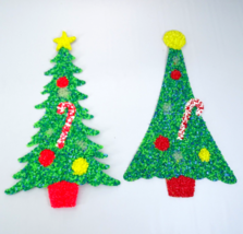 Vintage Christmas Plastic Popcorn Decorations Grand Christmas Trees Lot ... - $28.44