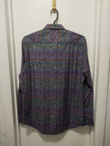 Robert Graham - Colorful Long Sleeve Men's Medium Button Down Classic Fit image 2