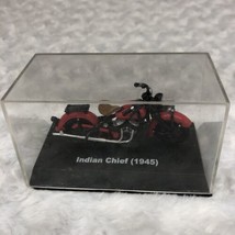 New RAY-TOYS 1945 Indian Chief Motorcycle Red In Color 1/32 Loose Used - $9.99