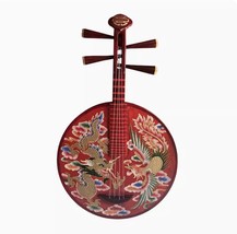 Yueqin Painted dragon and phoenix patterns Chinese stringed instruments - $459.00