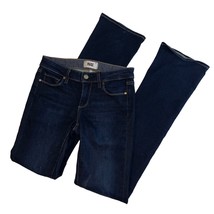 Paige Manhattan Bootcut Dark Wash Mid Rise Jeans Womens 27 x 33 - $31.99