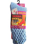 POLAR EXTREME ~ Insulated Thermal Socks ~ Shoe Size Women 5-9 ~ BLUE &amp; W... - $352.88 MXN